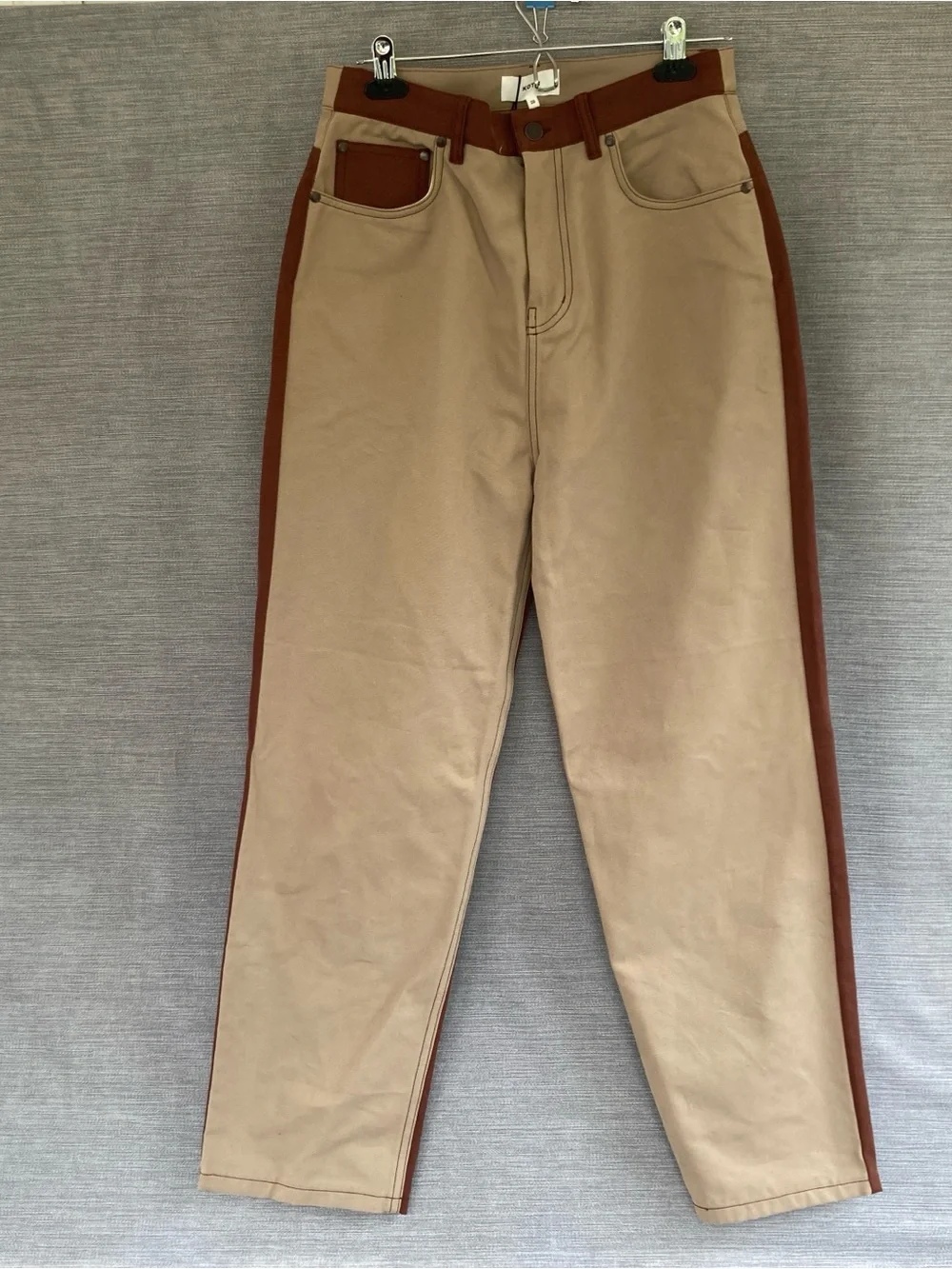 Kotn Pants Indus Trouser Brown Tan - Picture 3 of 6
